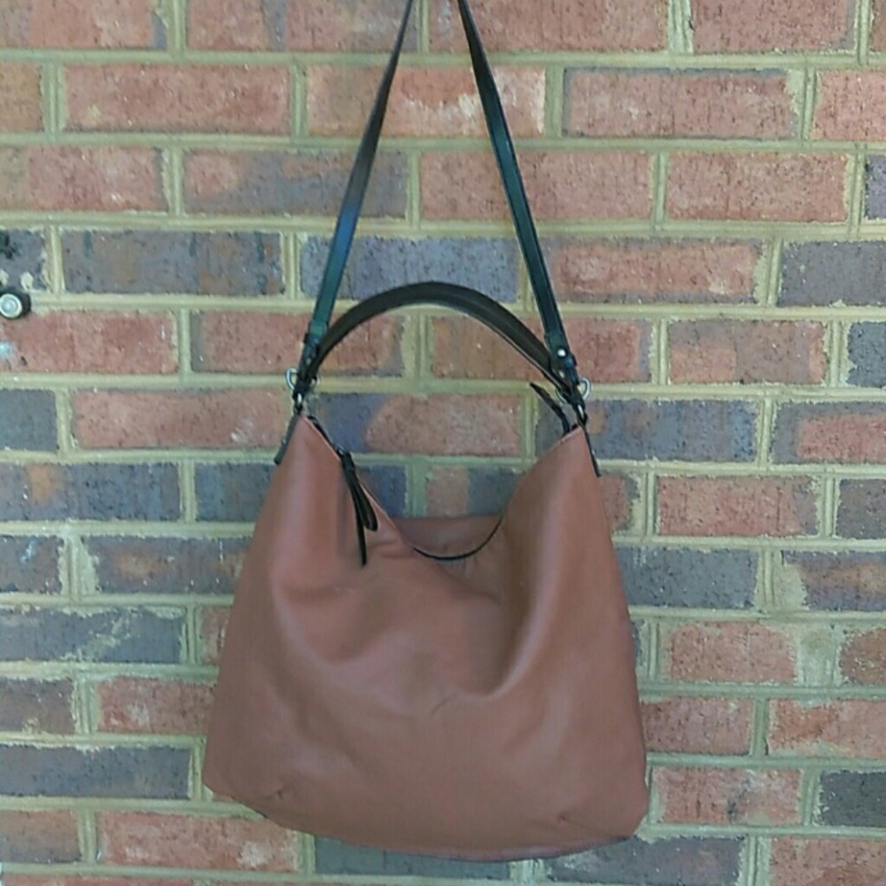 Faux Leather Zara Basics Shoulder Bag / Purse